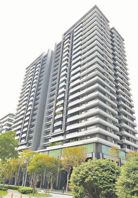 大安区“明日博”外观。