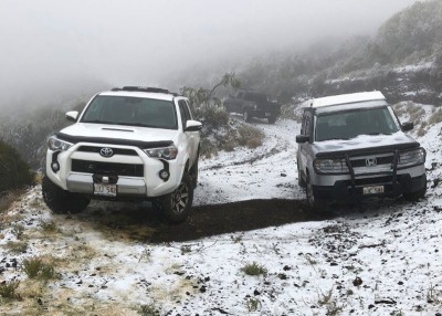 波里波里州立公园罕有地下雪。