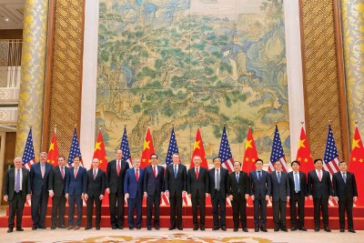 为期2天的中美贸易谈判周五在北京结束。