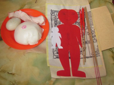 拜虎爷由小人所需祭品。