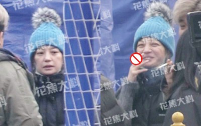 赵薇素颜抽烟，形象与美貌瞬间崩坏。
