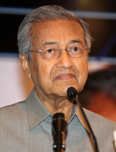 前首相敦马哈迪。