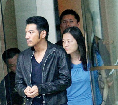 金城武經理人姚宜君（右）被指是金城武的日籍太太。