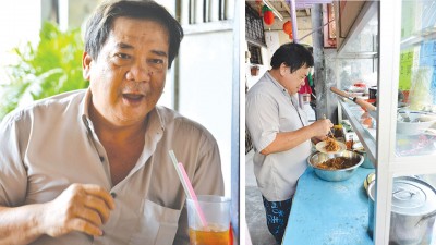 黄振源在二条路生活大半辈子，见证《新春满园》的繁华与没落，提起往事，他不胜唏嘘。在自家门前卖起妈妈传授给太太的古早味面食与糖水，他仿佛回到昔日，那个自己还年少，母亲芳华正茂，新春满园人头涌涌的美好时代。