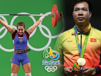 泰国女汉子塔娜桑夺下举重女子48公斤级金牌。越南黄春荣霸男子10米气手枪,摘取历史上首面奥运金牌。