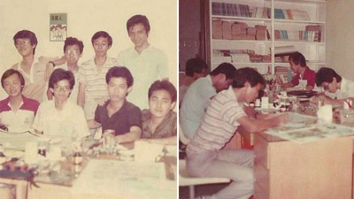1984年创立的《漫画人出版社》,秉持着对漫画热忱与执着的木叔,与知名漫画家张瑞成、黄奕棋与一众后来也成为漫画家的助理们。全手稿的年代,木叔和漫画家朋友们把热情融入工作,逐步加强自身的专业能力。