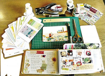 数种工具与巧思,就能创作出让人惊叹连连的纸胶带艺术品。