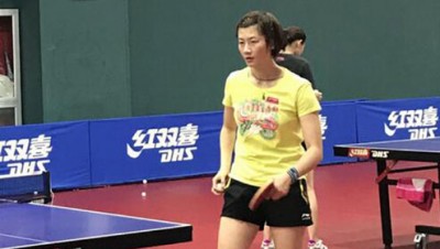 中国女乒新队长丁宁。