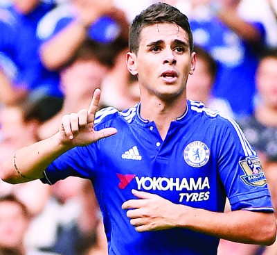 Oscar set to leave Chelsea to Shanghai SIPG