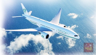 水晶天际一号 “水晶天际一号”私人飞机,奢华86人包机专用。