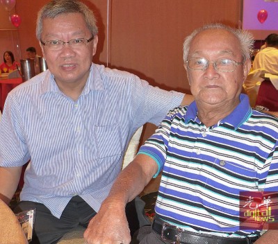 陈信柔陪伴陈汉维出席晚宴，两人都是前万兴利员工。