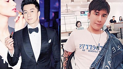 何承熹老公余小泉(右),左为李晨本尊。