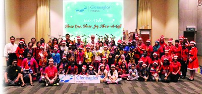 槟城鹰阁医院透过Make-A-Wish计划在圣诞节期间为慈善机构和孤儿院实现他们的愿望。