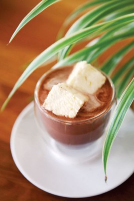 Cocoa + Orange Ginger Marshmallow（RM11）--错过得再等一年的季节限定橙姜口味棉花糖，散发来自新鲜橙汁的微甜、橙皮微苦与生姜微辣的浓郁圣诞气息，搭配热可可一起享用，香甜暖心。