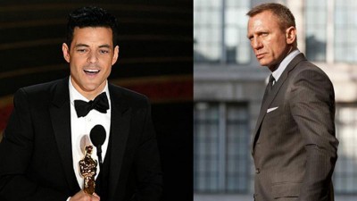 雷米马利克(左)传出将演出《007》新戏《Bond 25》，与“占士邦”丹尼尔克雷格斗志拚演技。